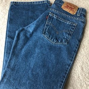 Vintage Levi’s 517 (size 5 junior, short). Super thick denim; like new.